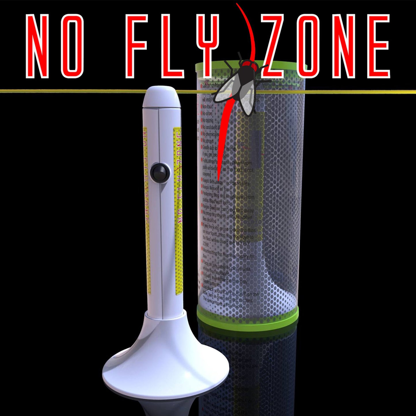 No Fly Zone - Fly Deterrent Fan